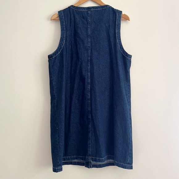 NWOT Reformation Tropez Denim Mini Dress - Picture 12 of 16